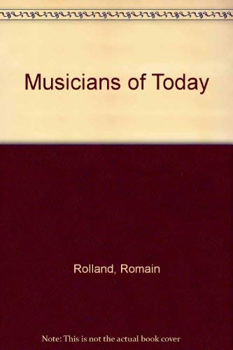 Musicians of To-Day